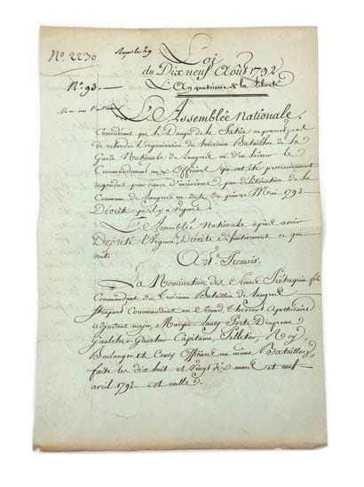 DANTON, Georges (1759-1794), homme politique...