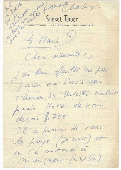 TRENET, Charles (1913-2001), auteur-compositeur...