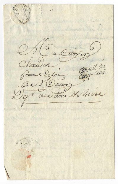 CAMBACÉRÈS, Jacques-Jean-Régis de (1753-1824),...