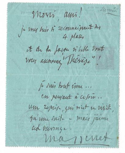 MASSENET, Jules (1842-1912), compositeur.
26...