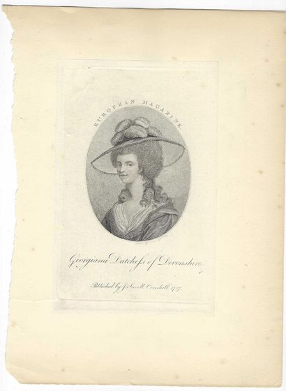 ANGLETERRE.
Set of 2 pieces.
George IV King...