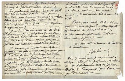 VERLAINE, Paul (1844-1896), poète français.
L.A.S.,...