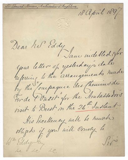 ANGLETERRE.
Set of 2 pieces.
George IV King...