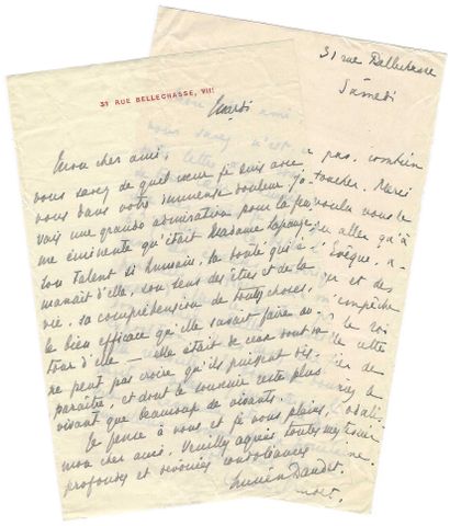 DAUDET, Lucien (1878-1946), écrivain, grand...