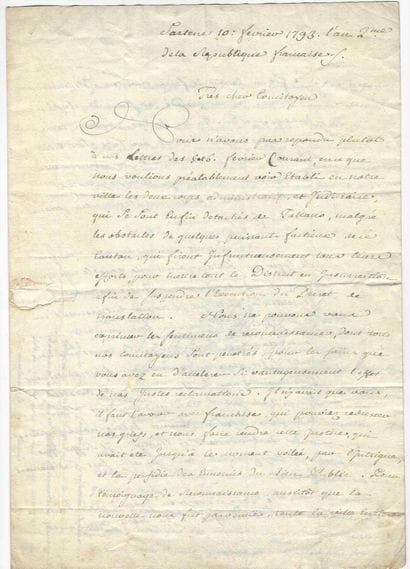 [CORSE].
L.S. by the municipal officers of...