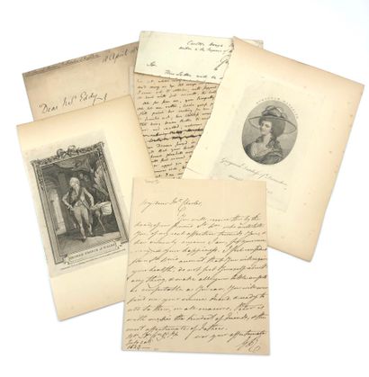 ANGLETERRE.
Set of 2 pieces.
George IV King...