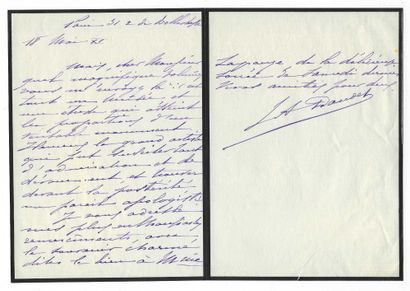 DAUDET, Julia (1844-1940), femme de lettres,...