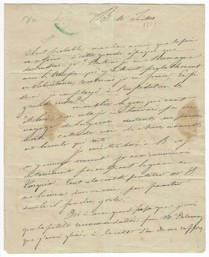 STENDHAL, Henri Beyle dit, (1783-1842), écrivain...