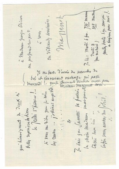 MASSENET, Jules (1842-1912), compositeur.
26...