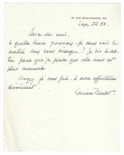 DAUDET, Lucien (1878-1946), écrivain, grand...