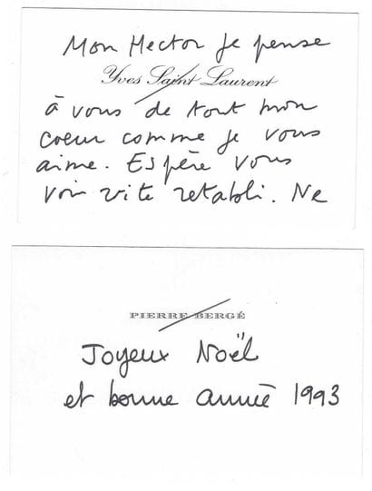 SAINT-LAURENT, Yves (1936-2008), couturier...
