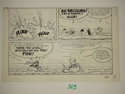 Fancis – Dessin original : Demi planche de...