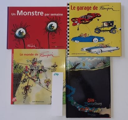 Franquin – Ensemble de 4 albums : Un monstre...