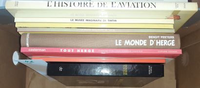Hergé divers : Ensemble de 8 albums, avec...
