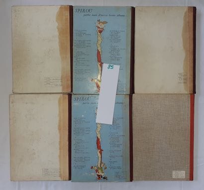 Spirou – Ensemble de 6 reliures : 28, 29,...