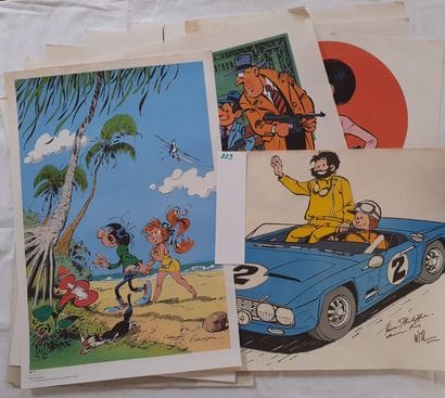 Posters Dupuis x 12 : Ensemble composé de...