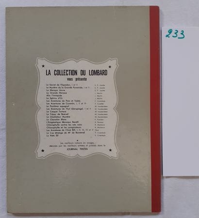 Chevalier Blanc : Edition Lombard dos papier...