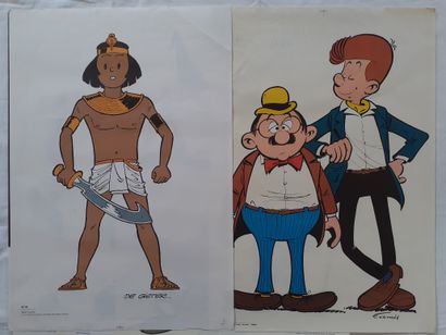 Posters Dupuis x 12 : Ensemble composé de...