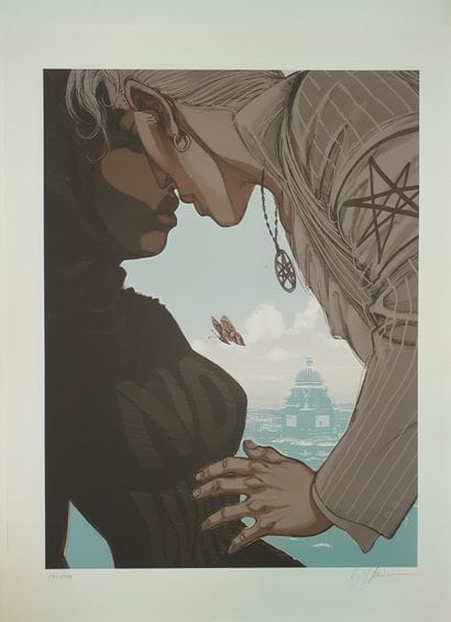 Yslaire sérigraphie/offset : Tirage numéroté...