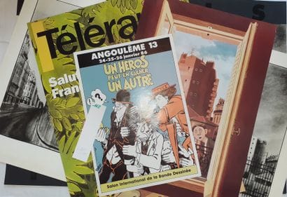 Tardi Affiches : Ensemble de 6 affiches (offset/dérigraphie)...