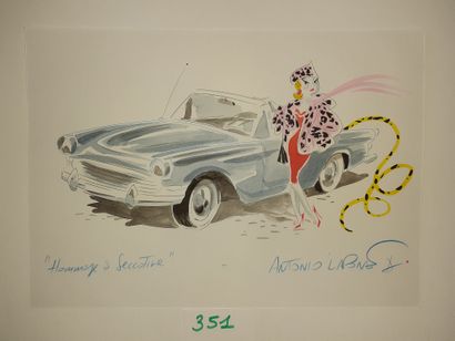 Lapone – Dessin original : Seccotine et la...