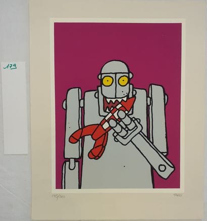 Tardi sérigraphie/offset : Robot, Tirage...
