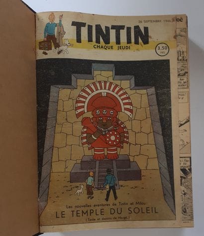 Tintin série belge complète : Fascicules...