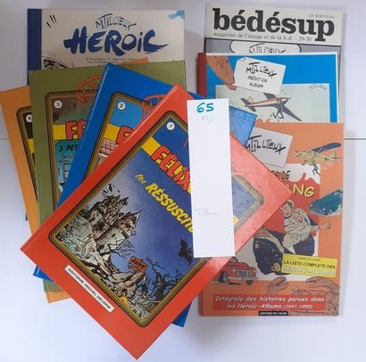 Tillieux, divers : Ensemble de 23 livres...