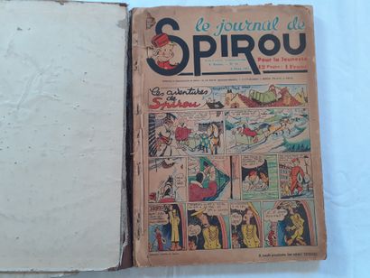 Spirou – Reliures 7 et 8 : N°7 en bon état...