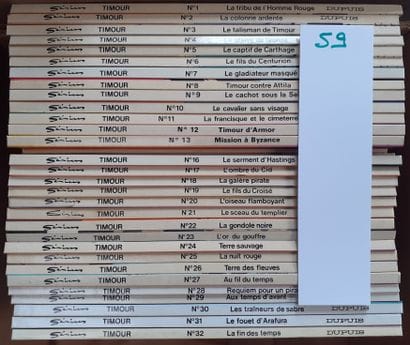 Timour : Ensemble des 32 albums de la série....