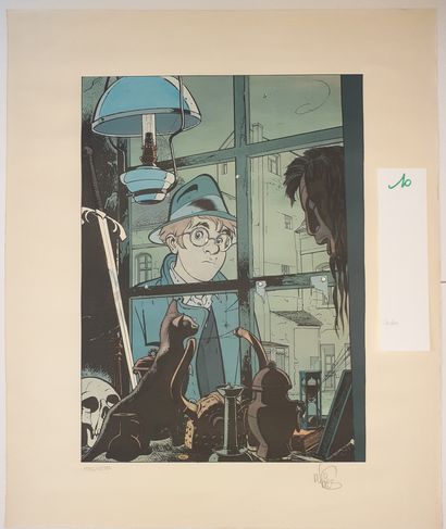 Dodier sérigraphie/offset : Tirage numéroté...