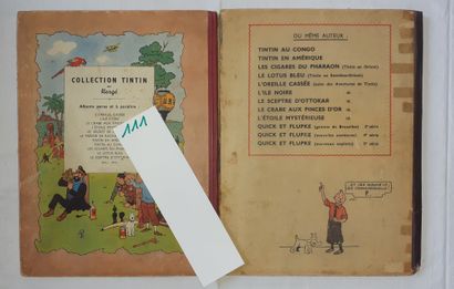 Tintin – Ensemble de 2 albums : L’étoile...