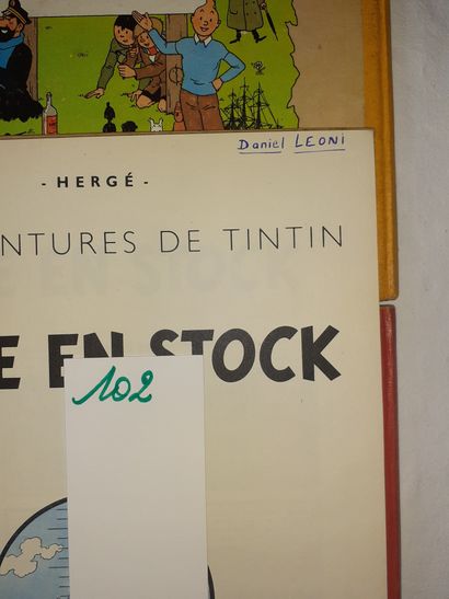 Tintin – Ensemble de 5 albums : Ile (B26),...