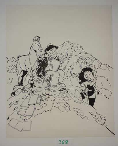 Meynet – Dessin original : Fanfoué (35x4...