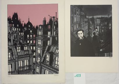Tardi sérigraphie/offset : Estelle + homme...
