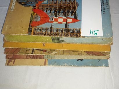 Tintin – Ensemble de 6 albums : Objectif...