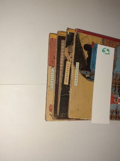 Tintin - Ensemble de 4 albums : Objectif...