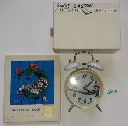 Gaston/Divers : Jeu + réveil (dans sa boîte...