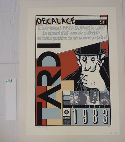 Tardi sérigraphie/offset : 1983, Tirage numéroté...