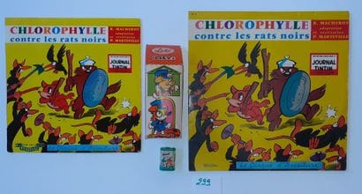 Macherot/Chlorophylle – Ensemble de 4 divers :...