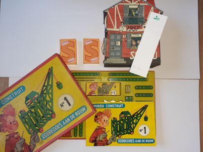 Spirou Jeux : calendrier 1957 (monté), Spirou...