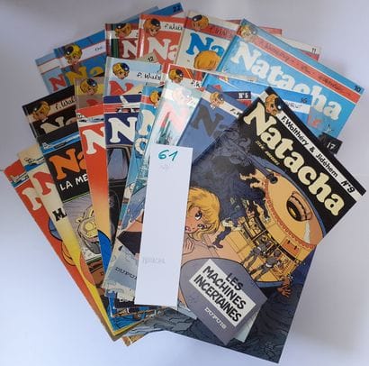 Natacha : Ensemble de 24 albums en EO. Tome...