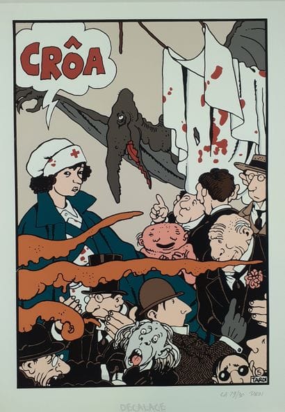 Tardi sérigraphie/offset : Tirage numéroté...