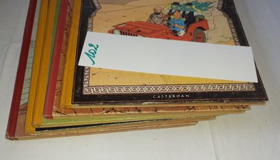 Tintin – Ensemble de 5 albums : Ile (B26),...