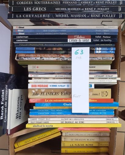 Follet, divers : Ensemble de 49 albums et...