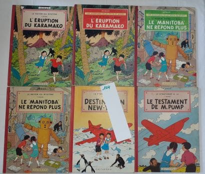Jo, Zette et Jocko – Ensemble de 6 albums :...