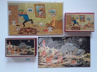 Tintin – Ensemble de 2 puzzles : La licorne...