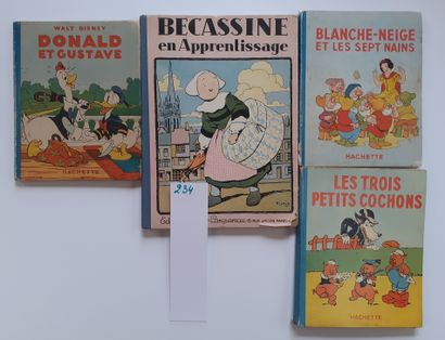 Bécassine/Divers – Ensemble de 4 albums :...