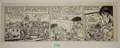 Reding – Dessin original : Strip issu de...