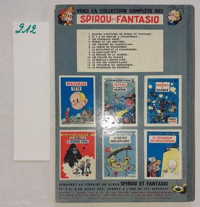 Spirou et Fantasio 2 : Edition de 1960, dos...